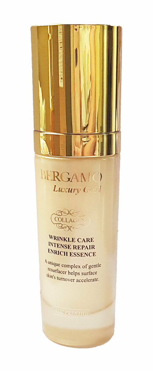 Восстанавливающая эмульсия с золотом Bergamo Luxary Gold Wrinkle Care Intence Repair Enrich Emulsion, 150 мл