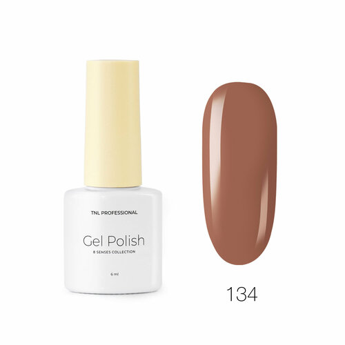 Гель-лак TNL 8 Чувств Mini №134 - брауни (6 мл)
