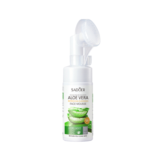 Мусс для лица освежающий и очищающий Sadoer Aloe Vera Refreshing Cleansing Face Mousse 120 мл