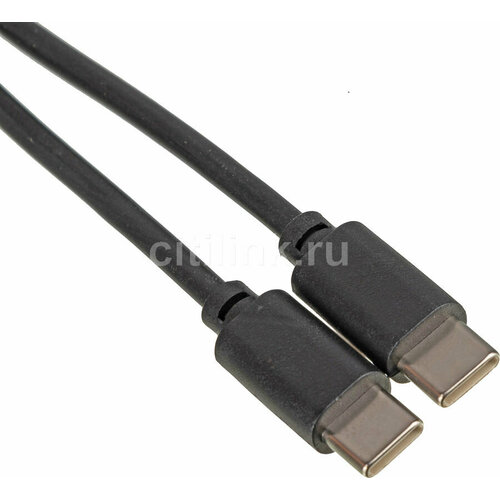 Кабель USB Type-C (m) - USB Type-C (m), 2м, 3A, черный кабель buro usb tc 1 2b2a usb m usb type c m 1 2м черный