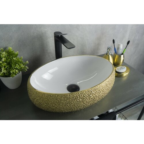 Накладная цветная раковина для ванной Gid Nc433