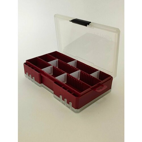 Бокс для хранения универсальный с вкладышем, двухсторонний 16,5x10x4 см