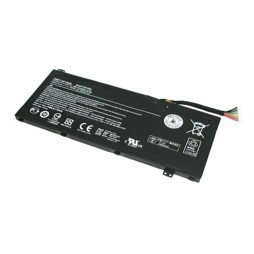 Аккумулятор AC14A8L для ноутбука Acer Aspire VN7-571G 11.4V 51Wh (4470mAh) черный клавиатура для ноутбука acer aspire e5 573 nitro vn7 572g vn7 592g черная арт 014141