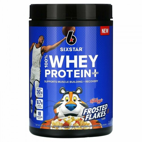 SIXSTAR, 100% Whey Protein Plus, Kellog&#x27; s Frosted Flakes, 1.81 lbs (821 g)