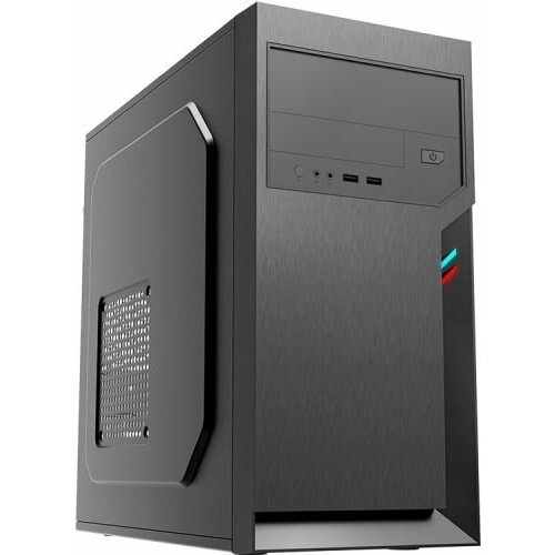 Корпус mATX Foxline FL-702 черный, без БП, 2*USB 3.0, audio корпус minitower foxline fl 702 500w black matx 2xusb2 0 fl 702 fz500r