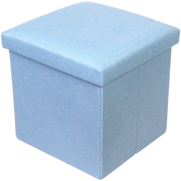 Короб для хранения вещей складной «веста» цвет пастельно голубой 31*31*30.5см