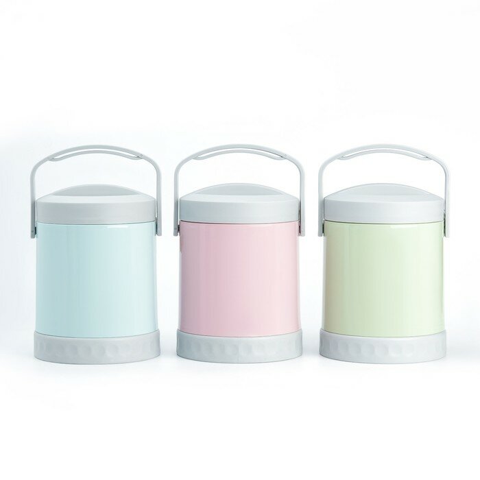 фото Термос для еды, 1.2 л, держит тепло до 8 ч. микс 9321849