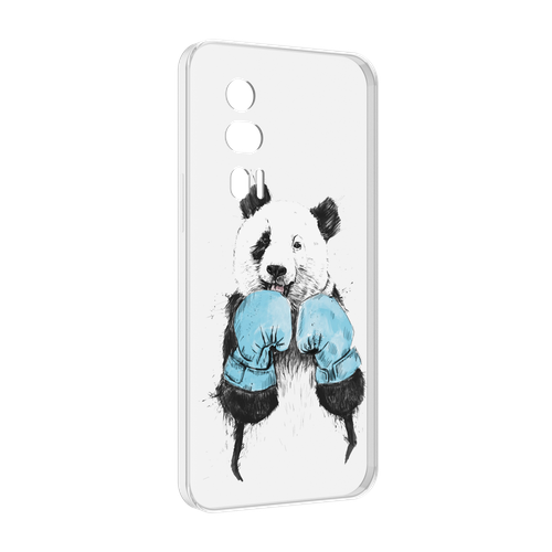 Чехол MyPads панда боксер для Xiaomi Redmi K60 задняя-панель-накладка-бампер
