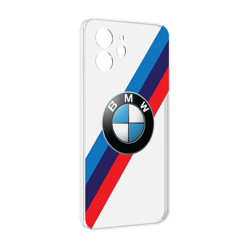 Чехол MyPads Лого-BMW мужской для Oukitel C32 задняя-панель-накладка-бампер