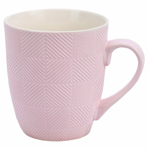 Кружка, 730 мл, розовая, фарфор