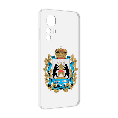 Чехол MyPads герб-новгородская-область для Blackview A85 задняя-панель-накладка-бампер