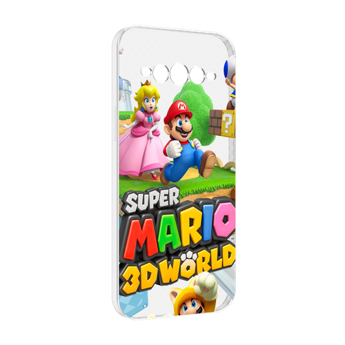 Чехол MyPads Super Mario 3D World для Doogee V Max задняя-панель-накладка-бампер