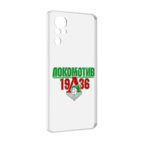 Чехол MyPads ФК локомотив 1936 для TCL 40 SE задняя-панель-накладка-бампер