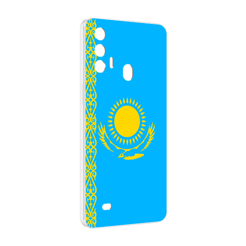 Чехол MyPads флаг Казахстана-1 для Oukitel C31 Pro задняя-панель-накладка-бампер