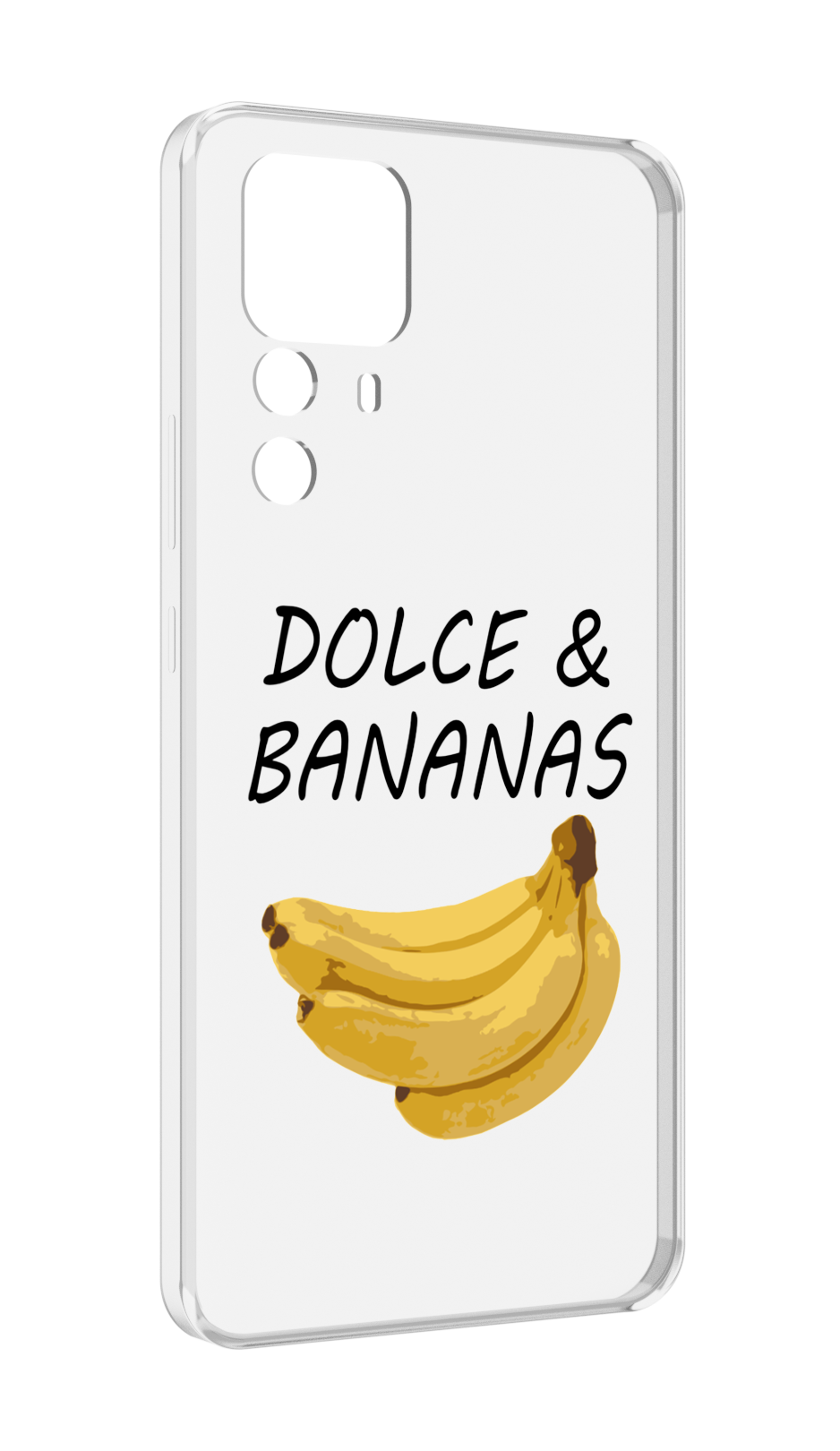 Чехол MyPads Dolce Дольче банан для Xiaomi 12T Pro задняя-панель-накладка-бампер