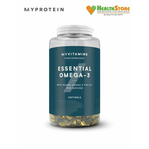 Myprotein Myvitamins Essential Omega -3 250 капсул омега 3 жирные кислоты, рыбий жир