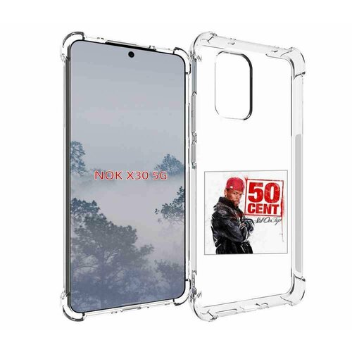 Чехол MyPads 50 Cent - Still On Top для Nokia X30 5G задняя-панель-накладка-бампер