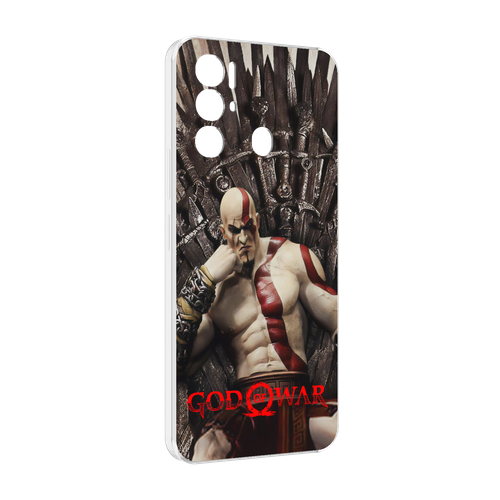 Чехол MyPads God of War Кратос для Tecno Pova Neo 4G задняя-панель-накладка-бампер чехол mypads god of war iii для tecno pova 3 задняя панель накладка бампер