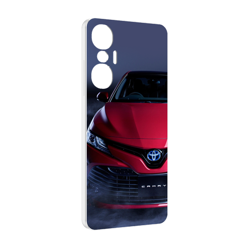 Чехол MyPads toyota тойота 1 для Infinix Hot 20S задняя-панель-накладка-бампер