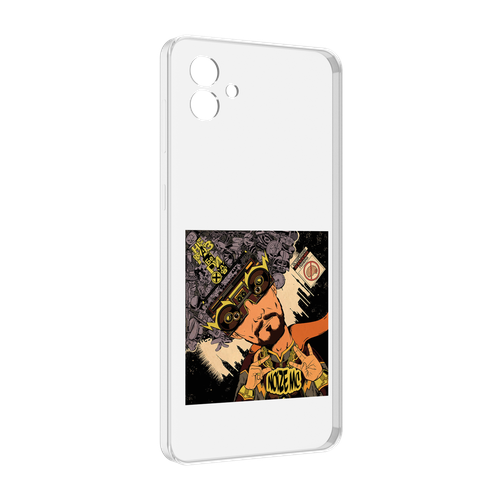 Чехол MyPads Неразбериха Noize MC для Samsung Galaxy M04 задняя-панель-накладка-бампер
