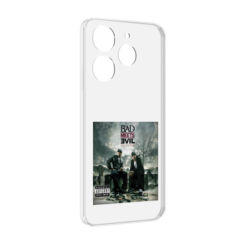 Чехол MyPads Eminem BAD MEETS EVIL – HELL THE SEQUEL для Tecno Spark 10 Pro задняя-панель-накладка-бампер чехол mypads eminem bad meets evil – hell the sequel для tecno pova 3 задняя панель накладка бампер