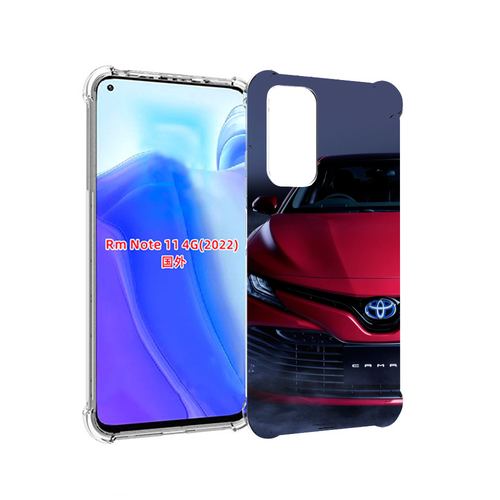 Чехол MyPads toyota тойота 1 для Xiaomi Redmi Note 11 4G ( Глобальная версия ) задняя-панель-накладка-бампер чехол mypads hyundai хендай 1 для xiaomi redmi note 11 4g глобальная версия задняя панель накладка бампер