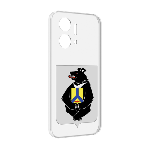 Чехол MyPads герб-хабаровский-край для Honor X7a задняя-панель-накладка-бампер