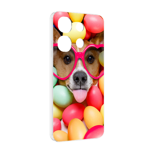 Чехол MyPads Собака-в-яйцах для Tecno Spark Go 2023 (BF7) / Tecno Smart 7 задняя-панель-накладка-бампер чехол mypads собака в яйцах для tecno pop 6 pro задняя панель накладка бампер