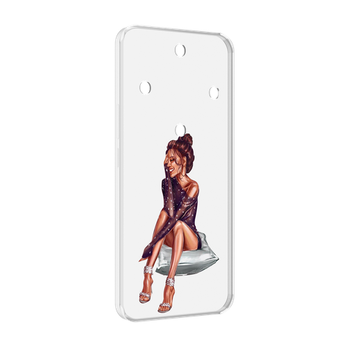 Чехол MyPads Девушка-на-подушке женский для Honor Magic 5 Lite / Honor X9a задняя-панель-накладка-бампер