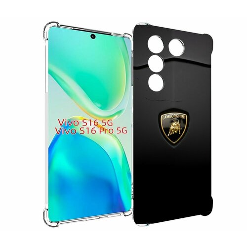 Чехол MyPads lamborghini ламба 3 для Vivo S16 5G / S16 Pro 5G / V27 / V27 Pro задняя-панель-накладка-бампер