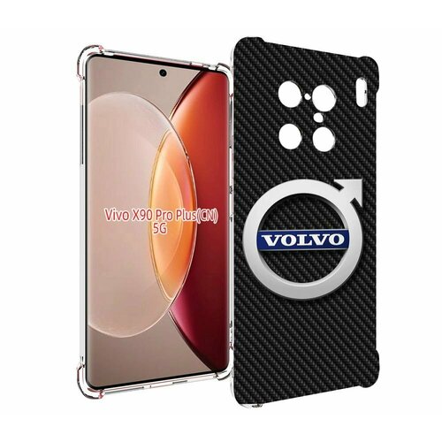 Чехол MyPads вольво volvo 3 для Vivo X90 Pro Plus задняя-панель-накладка-бампер чехол mypads вольво volvo 3 для honor 70 pro 70 pro plus задняя панель накладка бампер