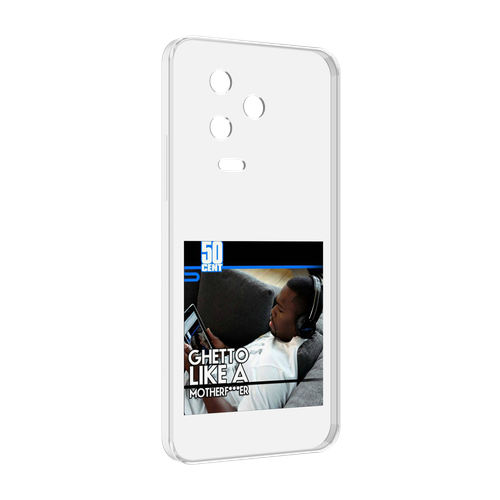 Чехол MyPads 50 Cent - Ghetto Like A Motherfucker для Infinix Note 12 Pro 4G X676B задняя-панель-накладка-бампер