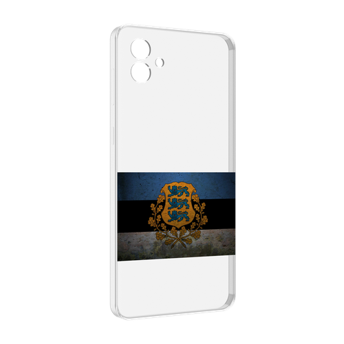 Чехол MyPads герб флаг эстонии-1 для Samsung Galaxy M04 задняя-панель-накладка-бампер чехол mypads герб флаг эстонии 1 для samsung galaxy a54 задняя панель накладка бампер