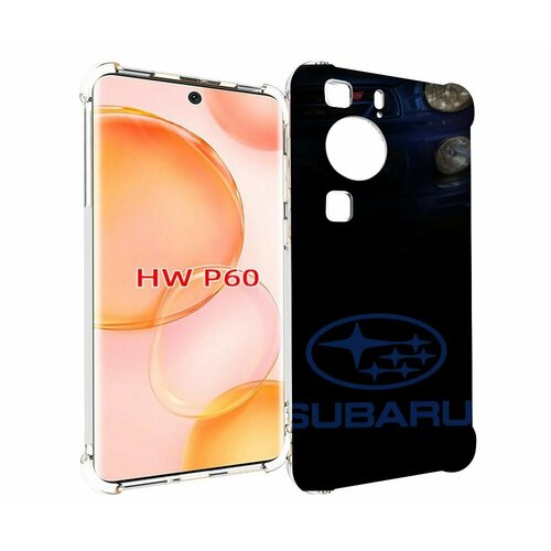 Чехол MyPads subaru субару 3 для Huawei P60 задняя-панель-накладка-бампер