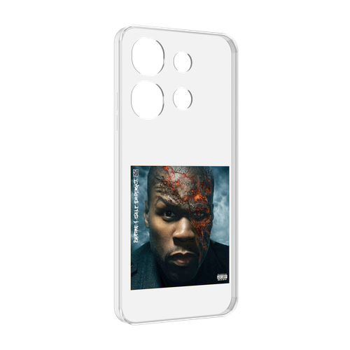 Чехол MyPads 50 Cent - Before I Self Destruct мужской для Tecno Spark Go 2023 (BF7) / Tecno Smart 7 задняя-панель-накладка-бампер