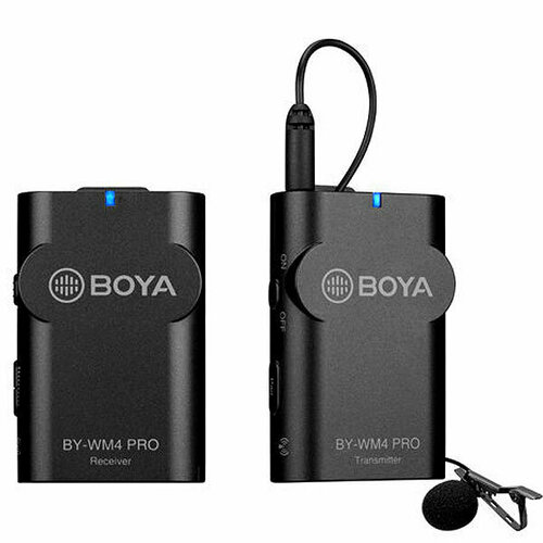 Микрофон BOYA BY-WM4 Pro (радиосистема) микрофон boya by wm4 pro к6 двухканальный беспроводной с разъемом usb type c