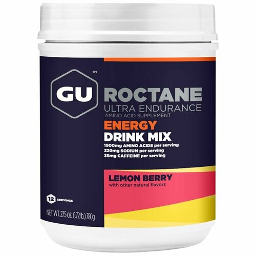 фото Изотоник gu energy gu roctane energy drink mix 780 г, лимонная ягода