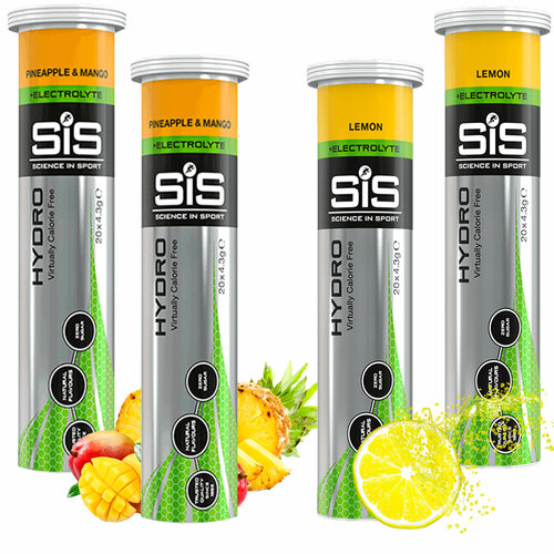 фото Изотоник science in sport (sis) go hydro tablet 20s 4 x 20 таблеток, ананас - манго, лимон