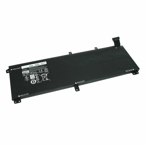 Аккумулятор для ноутбука Dell XPS 15-9530 Dell Precision M3800 61Wh TOTRM аккумуляторная батарея для ноутбука dell precision 7330 5tf10 7 6v 8000mah