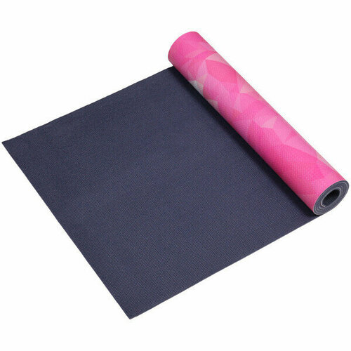 Коврик для йоги 6 мм 61х173 см «Спокойствие», розовый
