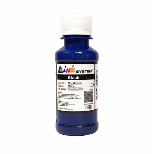 Чернила Inksystem (Фото) водные для Epson, 100 мл (3644) (Black) t6710 maintenance ink tank chip resetter for epson wp 4515 wp 4020 wp 4520 wp 4530 wp 4533 wp 4590 wf 5111 px b750f b700 px 675f