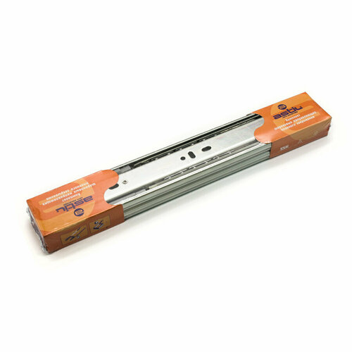 Направляющие шариковые Astil Y8114 400 мм 45 мм полного выдвижения с доводчиком