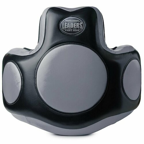 фото Тренерский жилет leaders черно серый