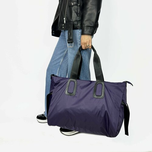 фото Сумка тоут bobo, фиолетовый