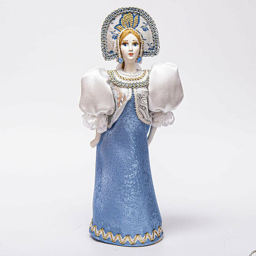 Фарфоровая коллекционная кукла Дуняша 26 см