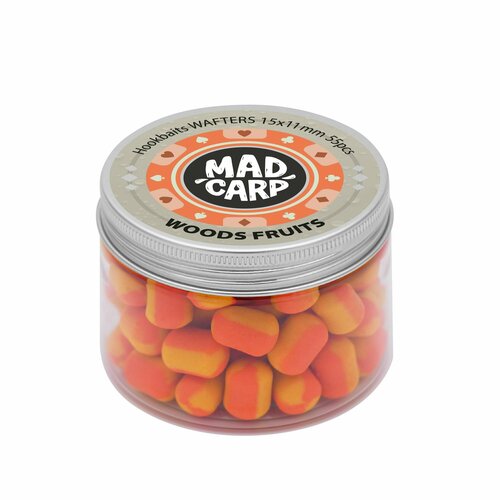 Вафтерсы Mad Carp Baits WOODS FRUlTS (Лесные Фрукты) Wafters бойлы плавающие mad carp baits woods frults pop ups лесные фрукты 10 мм