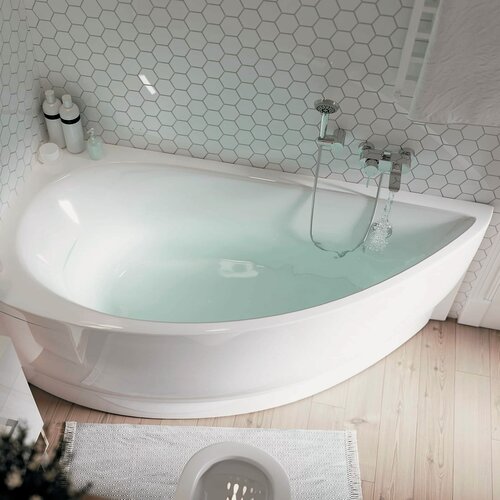 Изображение товара Ванна акриловая 150х75 см Асимметричная белая Левая 01пк1770л