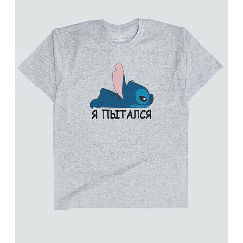 фото Футболка, размер 002(xs), серый yoha print