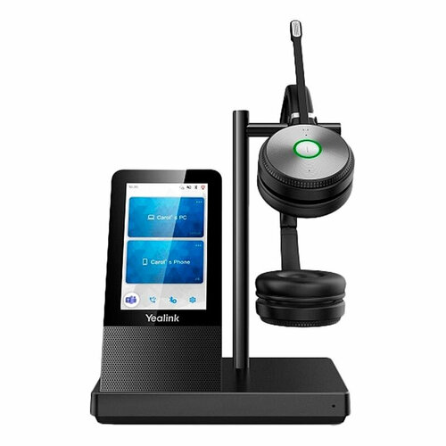 Гарнитура беспроводная Yealink WH66 Dual UC (Дисплей 4, DECT, 160м)