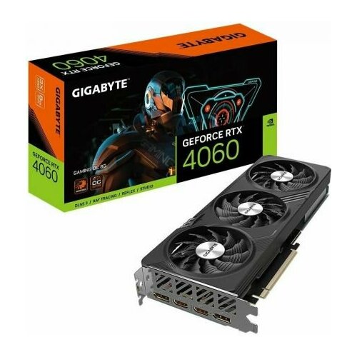 Компьютерные комплектующие Видеокарта Gigabyte GeForce RTX 4060 GAMING OC 8G GV-N4060GAMING OC-8GD 4349000₽